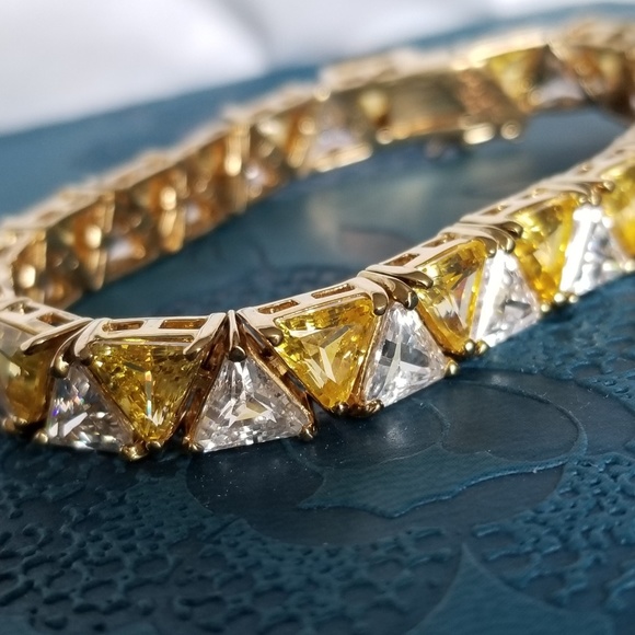 🌞 Incredible Diamonique and Citrine bracelet 🌞 - Picture 8 of 8